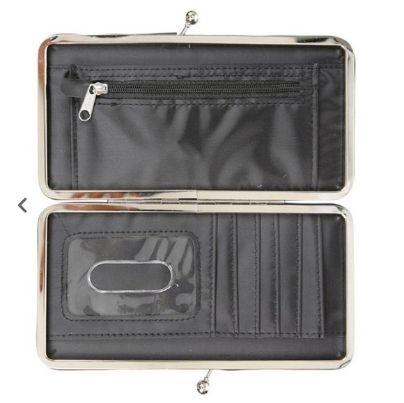 💙 Disney Loungefly Lilo & Stitch Tie Dye Kisslock Hinge Wallet - Picture 3 of 9